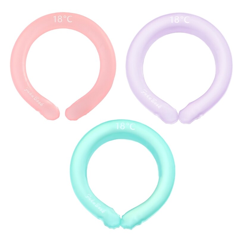 Cooling Neck Wraps | Wearable Neck Cooling Tube for Summer Heat I Hands free Cold Gel Ice Pack | Reusable Neck Cooler