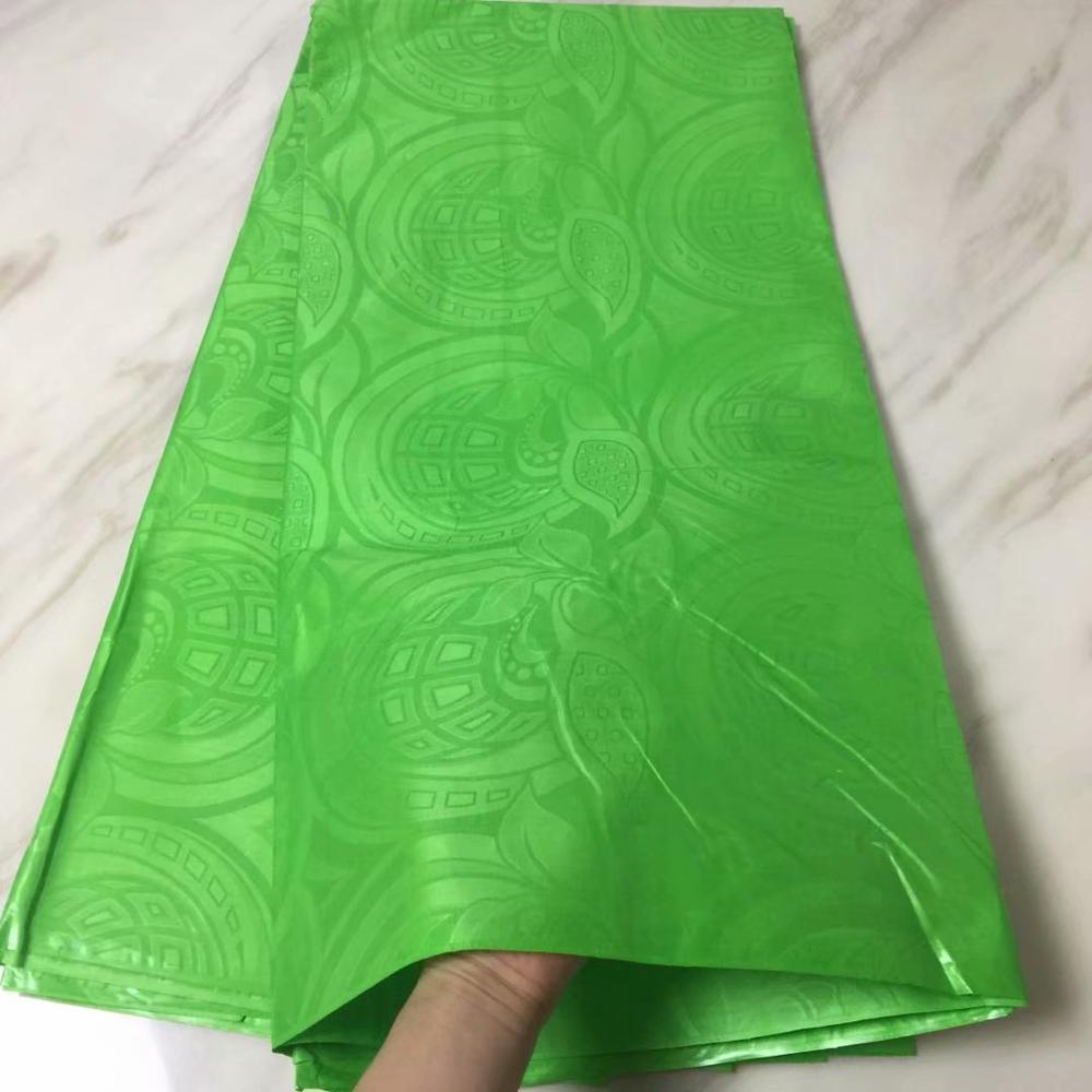 bazin riche getzner jacquard fabric basin guinea brocade fabric 5 yards cheap african fabric china tissu for clothes latest: Green