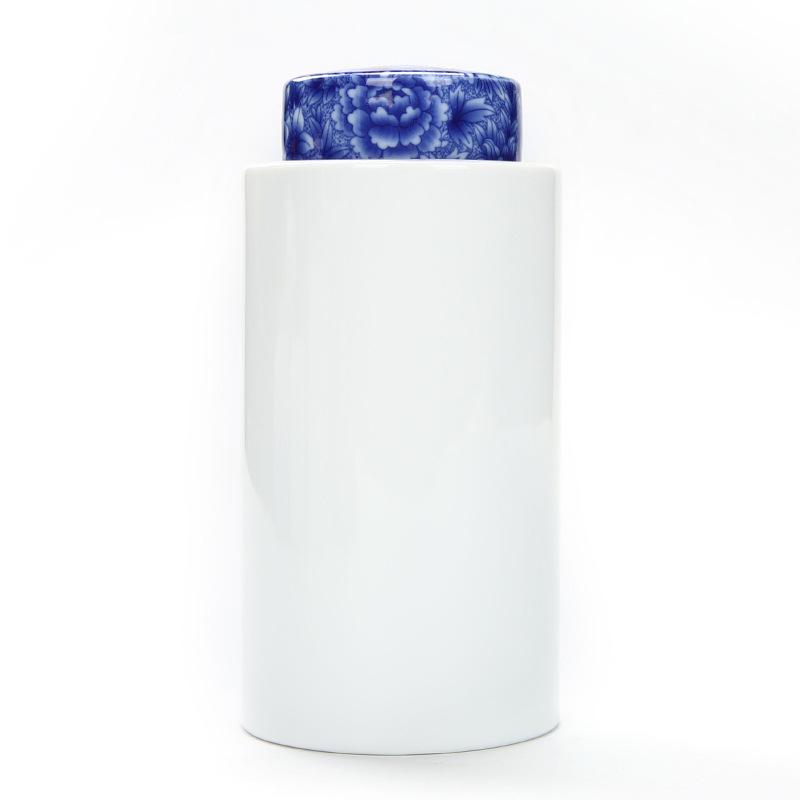 Ceramic Tea Caddies Tea Culture Blue And White Porcelain Storage Bottle Jar Tea Box Candy Salt Seasoning Snack Storage Container: 5