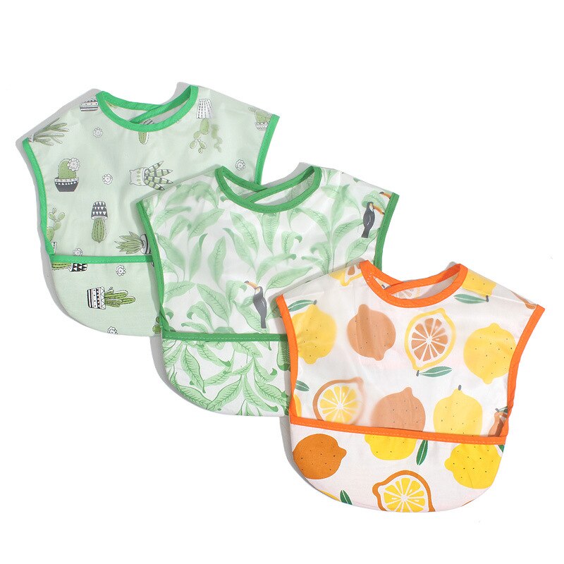 Baby Waterdichte Bib Lente En Zomer Cartoon Baby Uitgekleed Speeksel Handdoek Kind Voeden Bib Wasbare Baby Bib