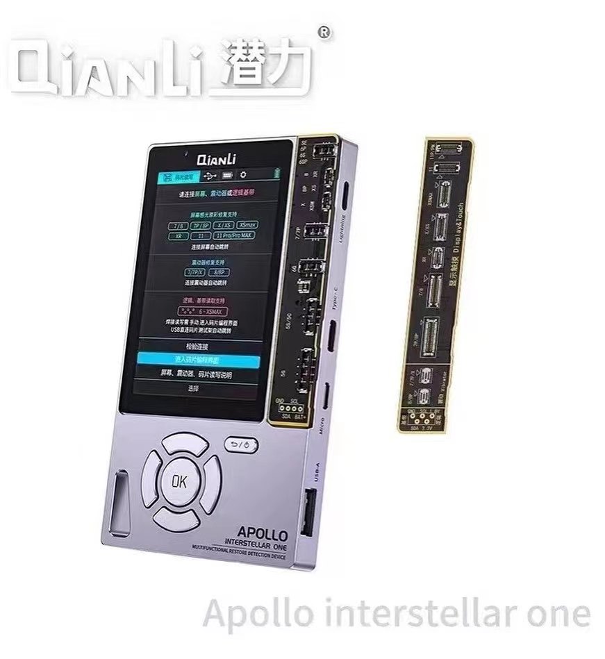 Programmatore di recupero batteria Qianli Apollo per iPhone 7 8 più X XS 11 12 pro Max 11 12 mini strumento di modifica dei dati di saluto del ciclo della batteria