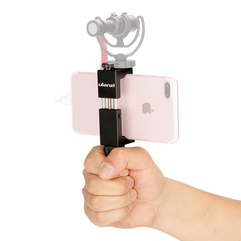 Ulanzi Smartphone Tripod Mount Aluminum Metal Universal Smart Phone Tripod Adapter Handle Grip Holder for iPhone Android
