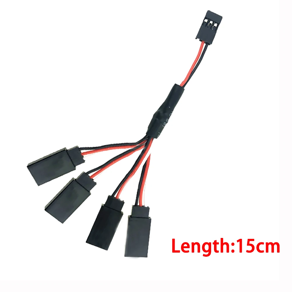 Peça rc 1 peça 15/30/50cm 1to1 1to 2 1 a 3 1 a 4 rc servo cabo de extensão para futaba jr macho para fêmea modelo rc: Azul marinho