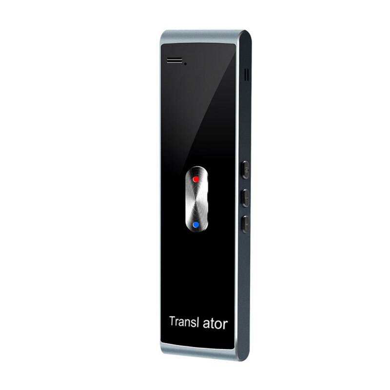 T8S Portbale Instant Voice Vertaler Multi-Taal Vertaling Bluetooth APP Verbinding Voor Meeting Reizen Aan Boord: SILVER