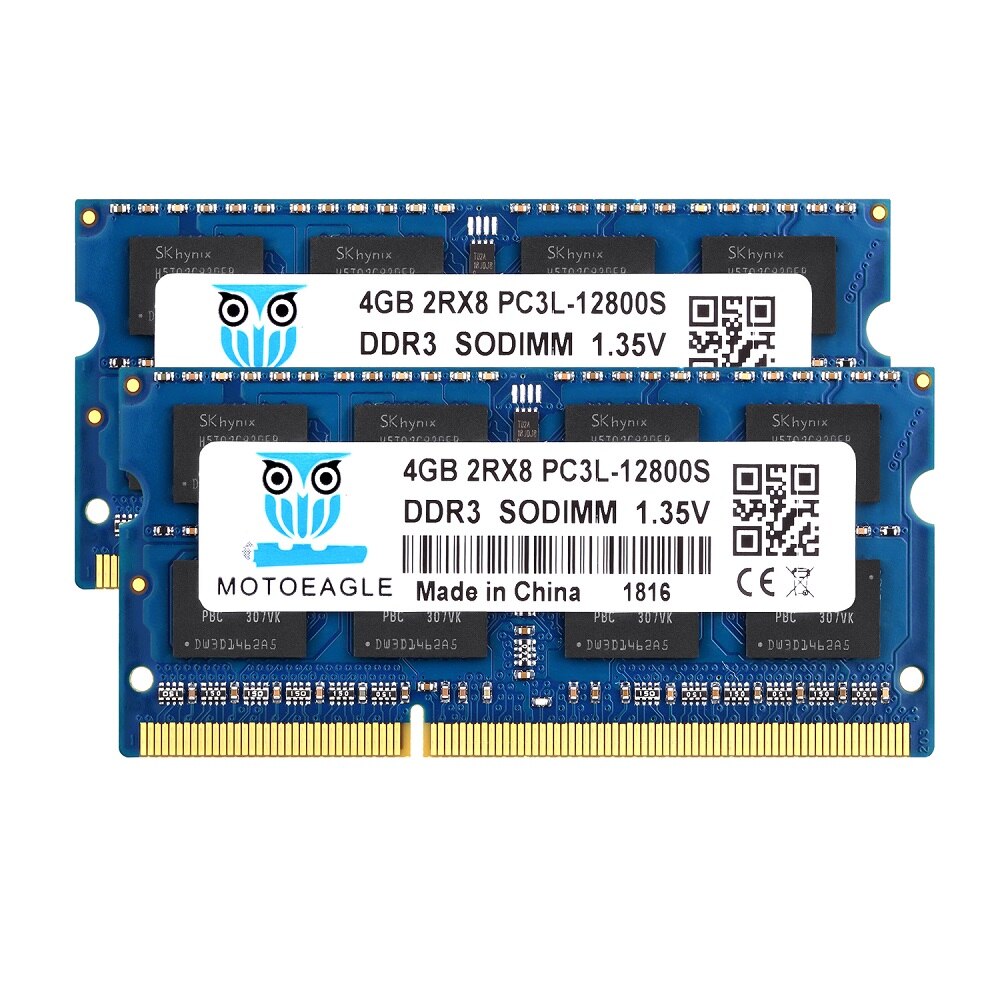 MOTOEAGLE Laptop Speicher RAM DDR3 DDR3L 1066 1333 1600MHz 8500 10600 12800S SODIMM 204Stift