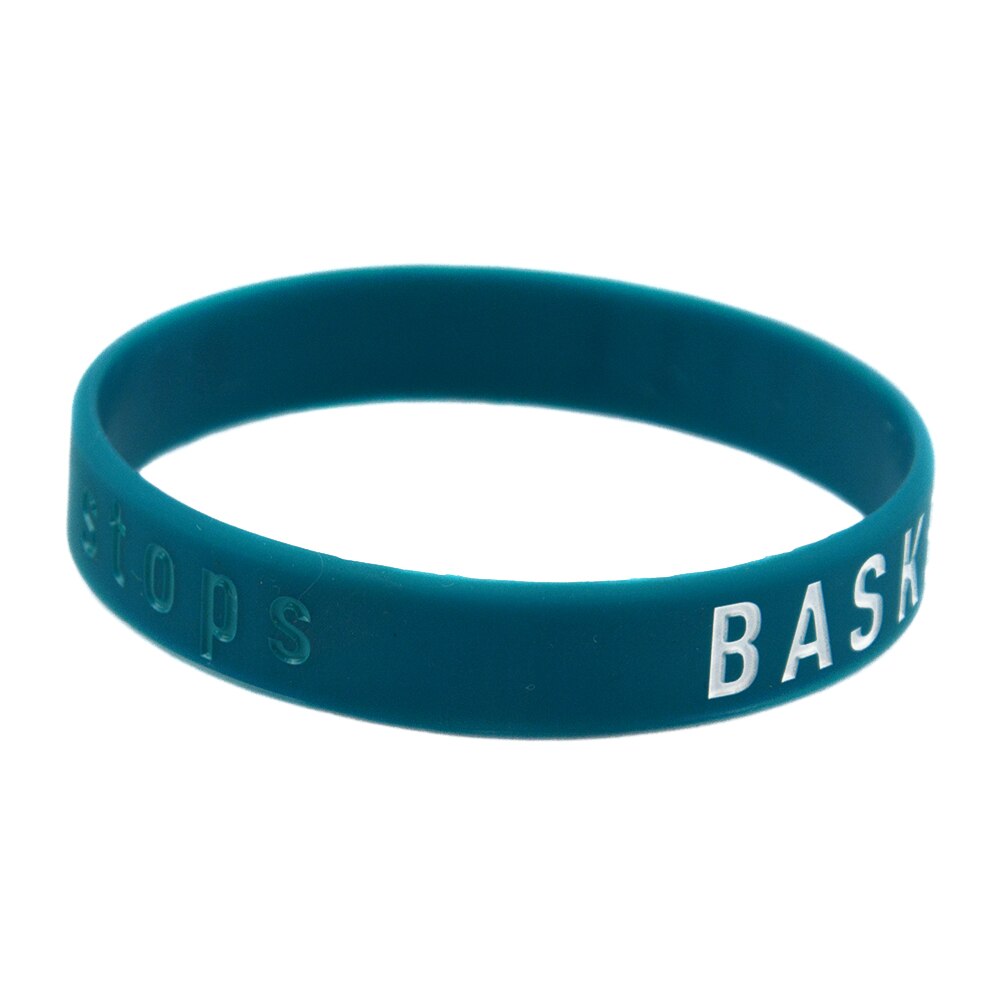 OBH – bracelet en Silicone avec panier, 50 pièces, bataille, ne s&#39;arrête jamais, pour Sport