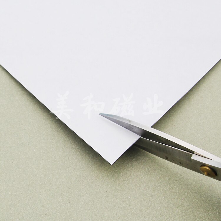 100*50*1mm selvklæbende magneter, fleksibel magnet med klæbemiddel; gummimagnet til diy-køleskabsmagneter