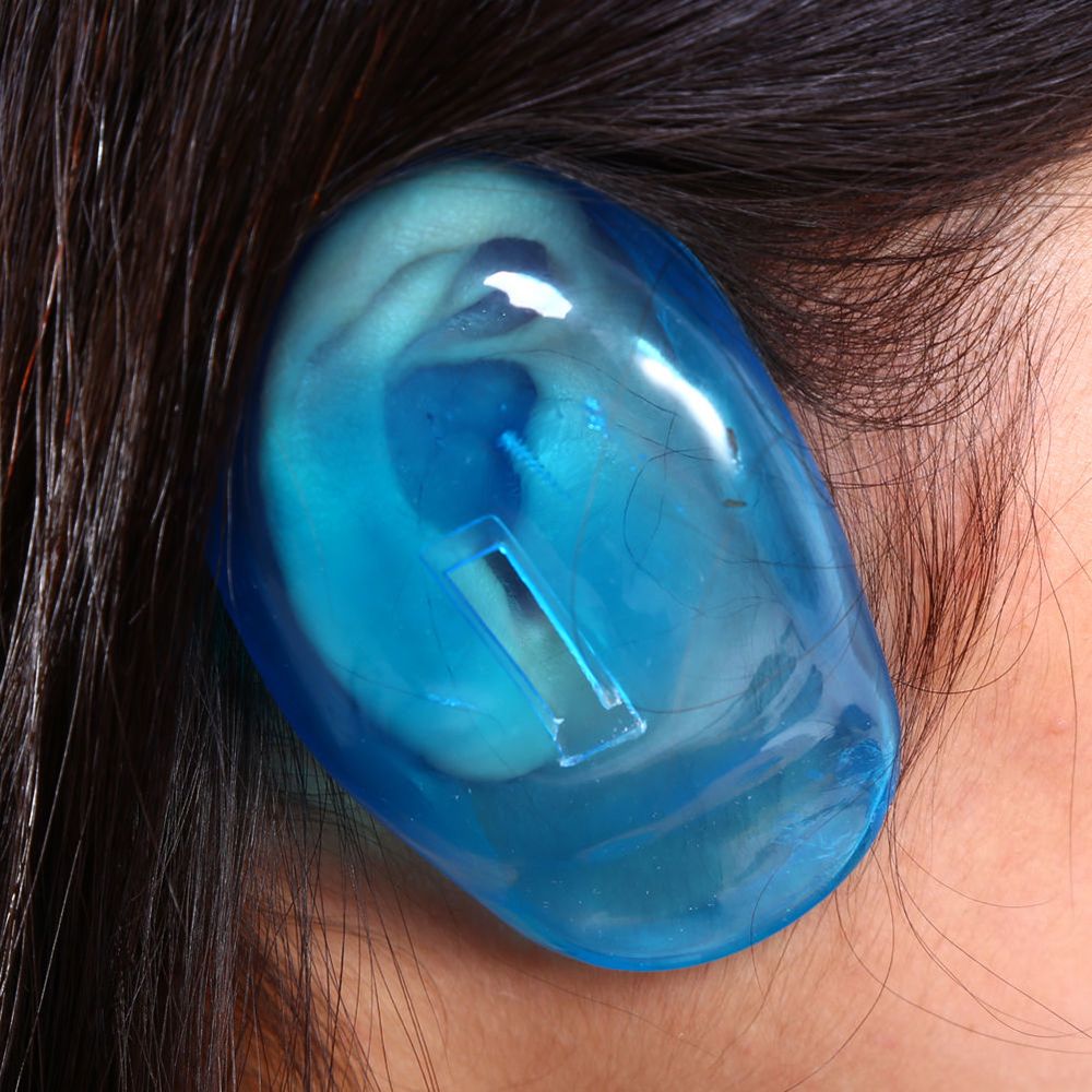 1 Paar Herbruikbare Waterdicht Oor Protector Cover Caps Salon Kappers Dye Shield Bescherming Douche Cap Tool