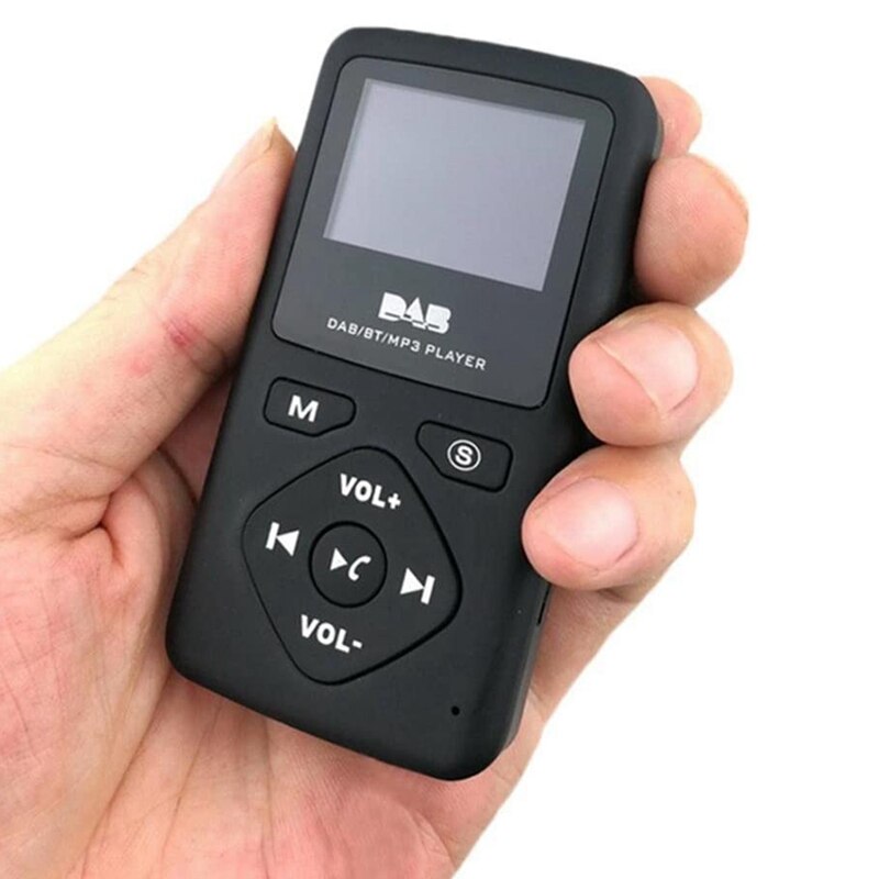 Dab/Dab Digitale Radio Bluetooth 4.0 Persoonlijke Pocket Fm Mini Draagbare Radio Oortelefoon MP3 Micro-Usb Voor Thuis