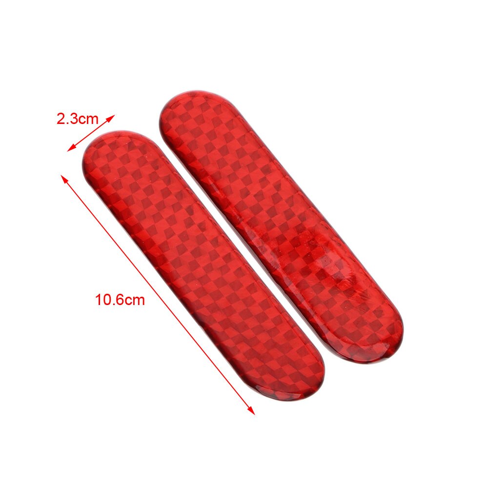 2 stuks autodeurstickers, waarschuwingstape, reflecterende stickers, reflecterende strip, auto-styling open bord, 4- kleurig veiligheidsmerk