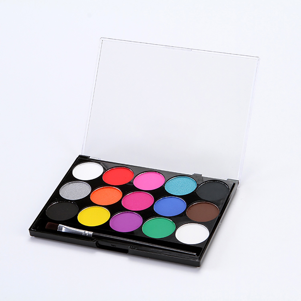 Stylo Double tête pour peinture corporelle, 15 couleurs, pinceau à dessin pour le visage, maquillage, Halloween, Carnaval