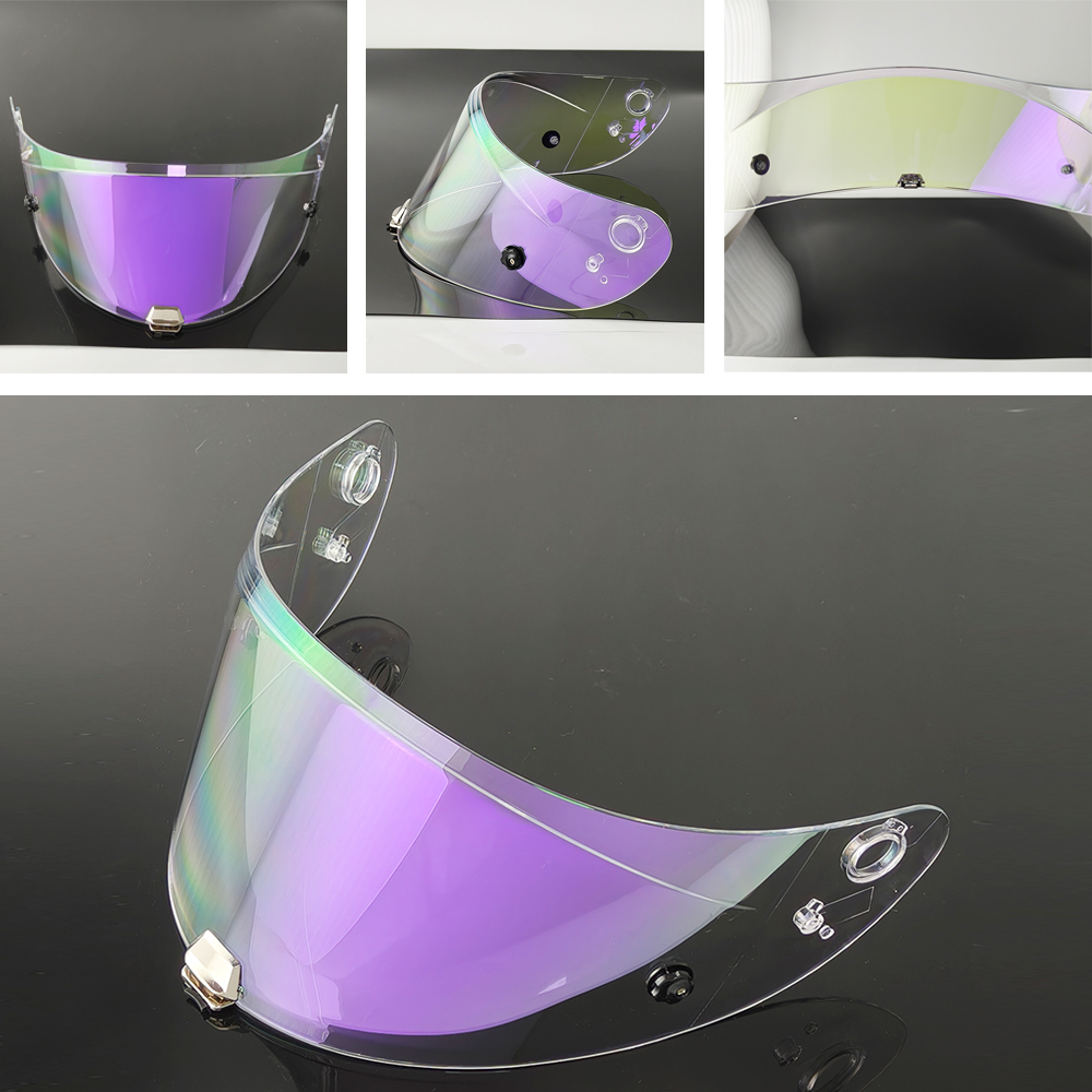 Visière Rpha11 pour HJC HJ26 Rpha 70, Anti-poussière, coupe-vent, protection solaire, casque galvanisé, Film de protection faciale, Anti-buée: BLEU CIEL