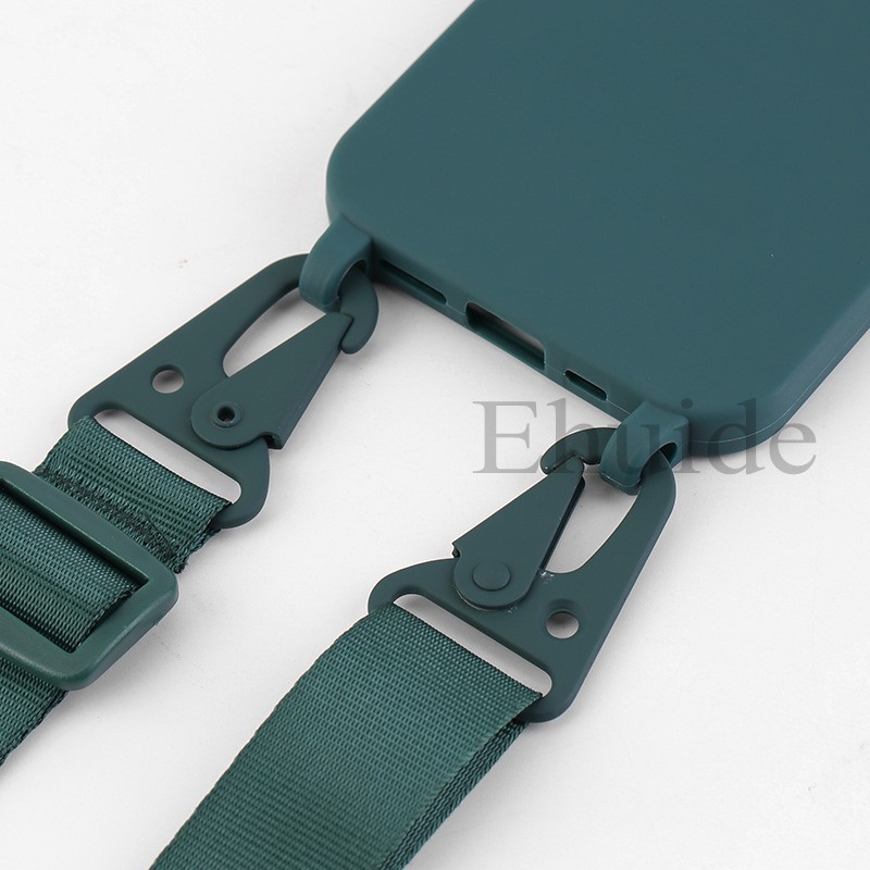 Universal Mobile Phone Cover Crossbody Lanyard Anti-lost Adjustable Wide Neck Strap Cord Rotatable Clasp Safety Rope Bag Case
