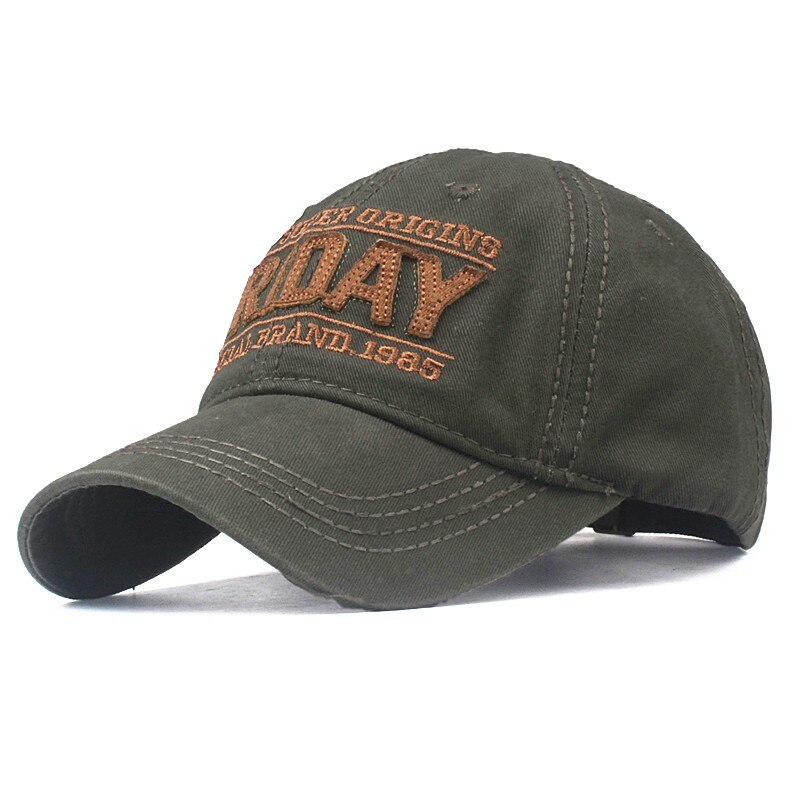 #40 Baseball Cap Brief Geborduurde Mannen Vrouwen Mode Verstelbare Hoeden Baseball Cap Tropenhelm Trucker Кепка Мужская: Army Green