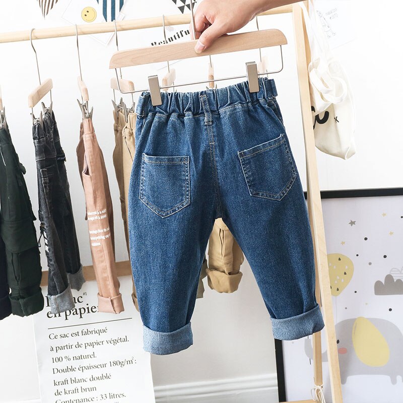 Pantalón vaquero de niño, pantalones informales para bebé, pantalones largos informales para niño pequeño, ropa para chicos pantalones de 2 a 8 años