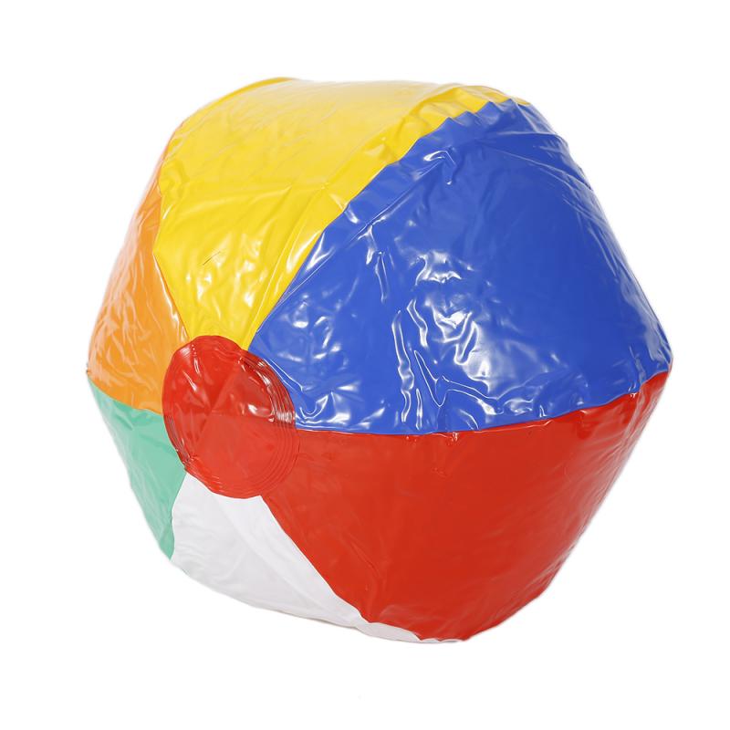 23cm classic Rainbow-Color Inflatable Beach Ball C... – Grandado
