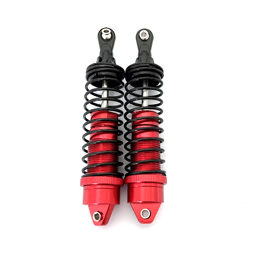 Amortisseurs à ressorts métalliques avant et arrière, pour modèles Traxxas Slash 4x4 4x4 727 RC, 4 pièces/paquet: Red