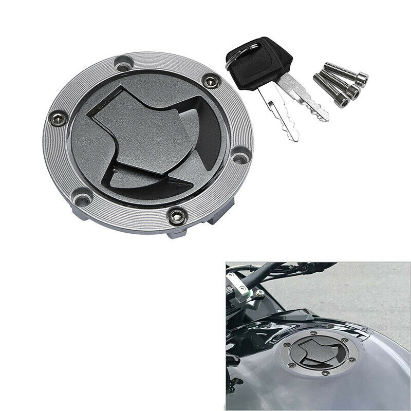 Motorcycle Fuel Gas Tank Cap Cover Lock Key For Kawasaki EX250 Ninja 250R EX300 ER250 ER300 Z250 Z250SL Z300