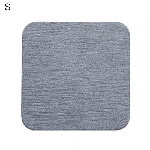 Cup Coaster Absorbent Dampproof Table Coaster Diatomaceous Earth Table Coaster Toothbrush Holder Insulation Pad Soap Mat: Black / L