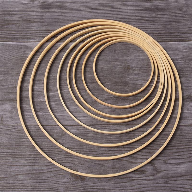 12 stuks dromenvanger ronde ring diy ronde ring dromenvanger bamboe ronde ring  (36/30/26/23/20/17/15/10cm)