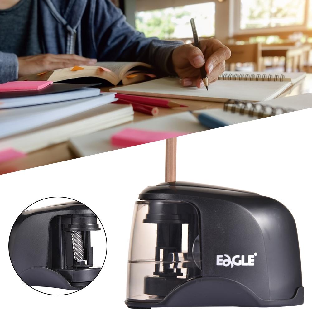 Electric Pencil Sharpener School Sharpener Stationery Items for Kids Adults Student Back to School Electric Knife Sharpener