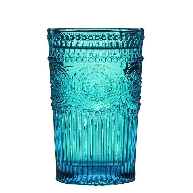 350ml colorido classe copo gravura flor copo de água copo de café copo de vidro suco de leite copo de chá drinkware caneca presente
