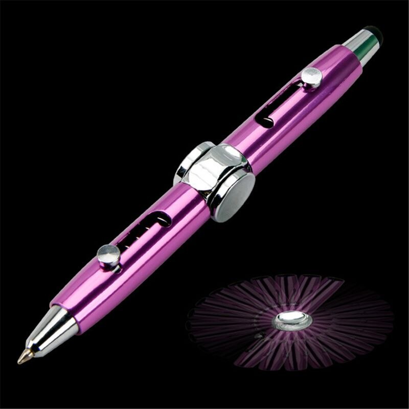Baby Q Premium Pen Fidget Spinner Speelgoed Edc Anti Stress Metalen Shell Voor Stundent Kids Volwassenen