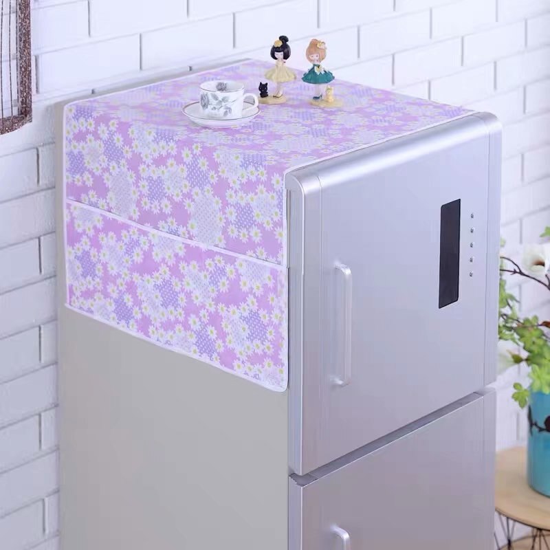 WaterProof Washing Machine Cover Refrigerator Dust Cover 70x170cm Refrigerator Covers Dustproof Fridge Cover Storage Organizer: Style 8