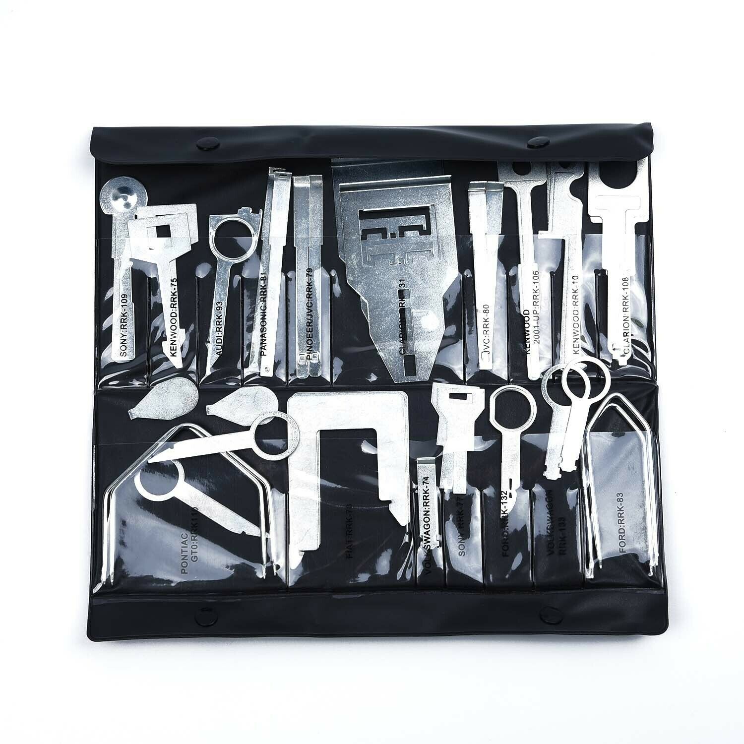 38Pcs Metal Automobile Interior CD Radio Stereo Repair Removal Release Tool Kit