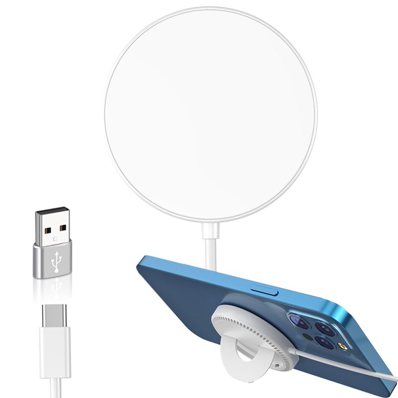 15W Magnetic Qi Wireless Charging For iPhone 12 Pro Max Mini Fast Charger For iPhone 11 XS X Wireless Charger For Huawei Xiaomi