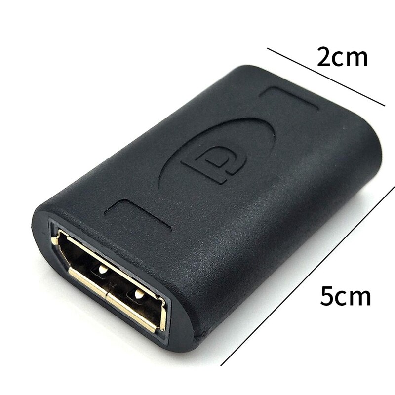 2Stck DP ZUM HDMI Adapter HD 1080P 3D Displayport Stecker Auf HDMI Buchse Konverter 1,4 V Gold Überzogene Video Adapter für PC TV