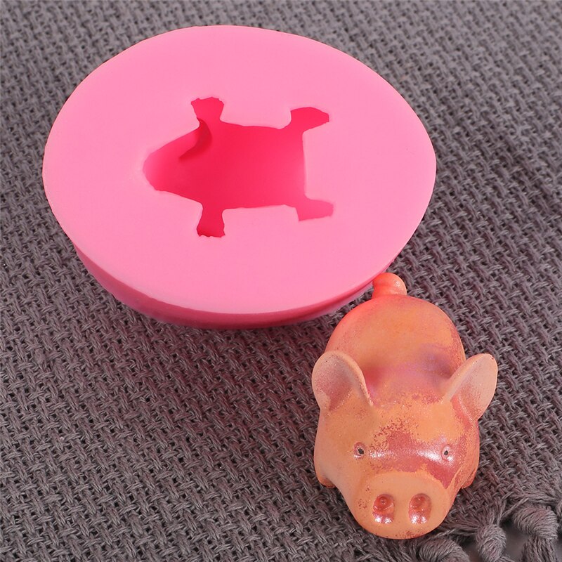 Aomily 3D Animal Cat Dog Pig Cake Mold Cake Decoration Baking Pastry Chocolate Candy Jelly Cake Mould Kitchen Silicone Mold: 3