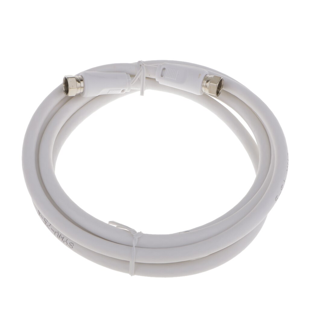 6.7 Ft Coaxial TV Antenna Cable for Attaching Cable Boxes VCRs WebTV or Any Video Source with F-type Output