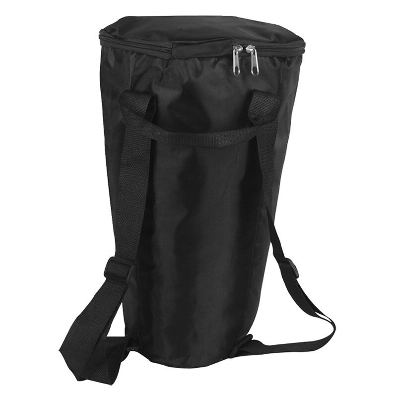 Funda de transporte de tambor Djembe, bolsa de concierto suave con correas de hombro reforzadas con cremallera para percusión de Tambor Africano de 8 pulgadas