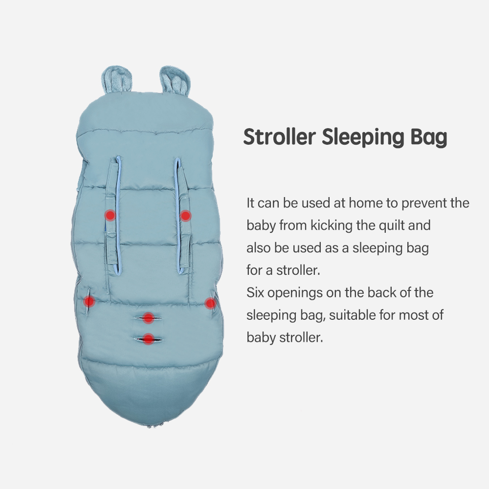 Baby Sleeping Bag Super Thick Winter Baby Envelope In Stroller Footmuff Baby Sleep Sacks 24Month Newborn Sleeping Bag for Infant