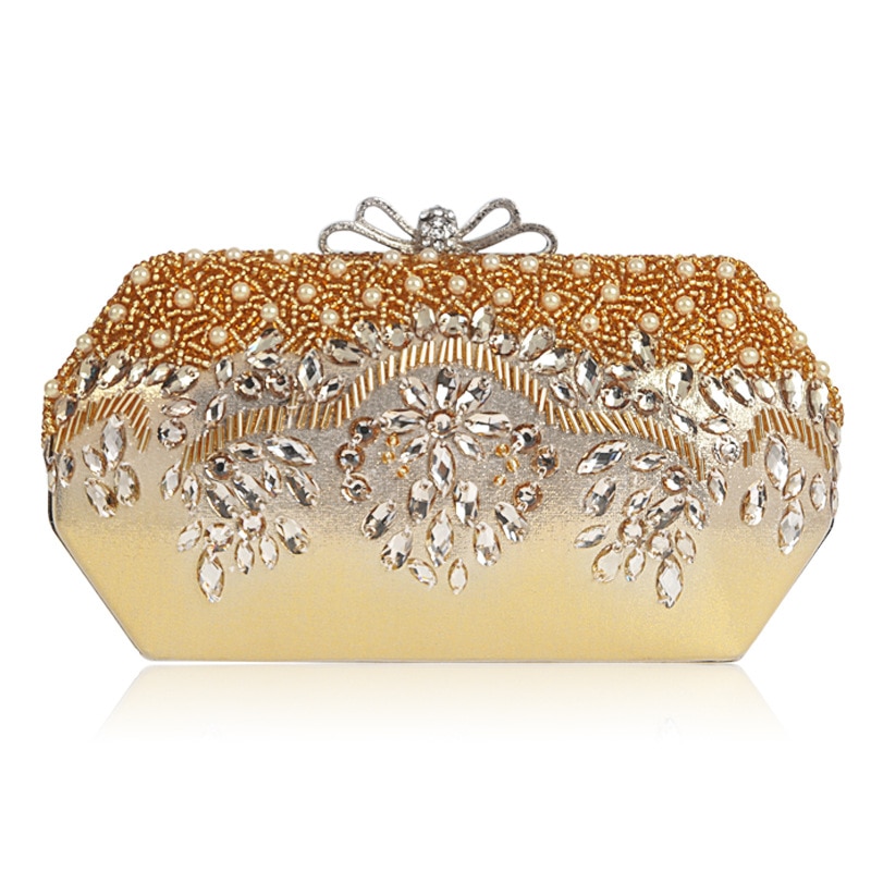 Luxus Frauen Abend Taschen Diamant Strass Perlen Perlen Hochzeit Kupplung frauen Geldbörse Handtaschen Dame Brieftaschen Kupplung Partei Tasche