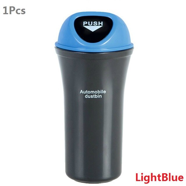 Mini cubo para colgar basura de coche de 9cm * 7cm * 20cm, caja de almacenamiento multifunción para cáscaras, accesorios para coche, suministros multifunción, duradero,: Marrón