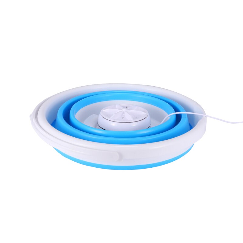 Laundry Portable Mini Turbo Washing Machine With Foldable Usb Powered Laundry Washer Folding Laundry Tub Washing Machine: Two in one