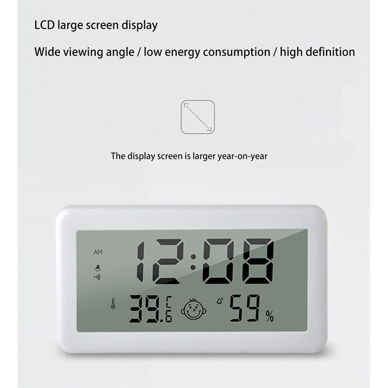 Hygrometer Thermometer Digitale Temperatur LCD Dms Sensor Feuchtigkeit Meter drinnen Anzeige Keine Hintergrundbeleuchtung