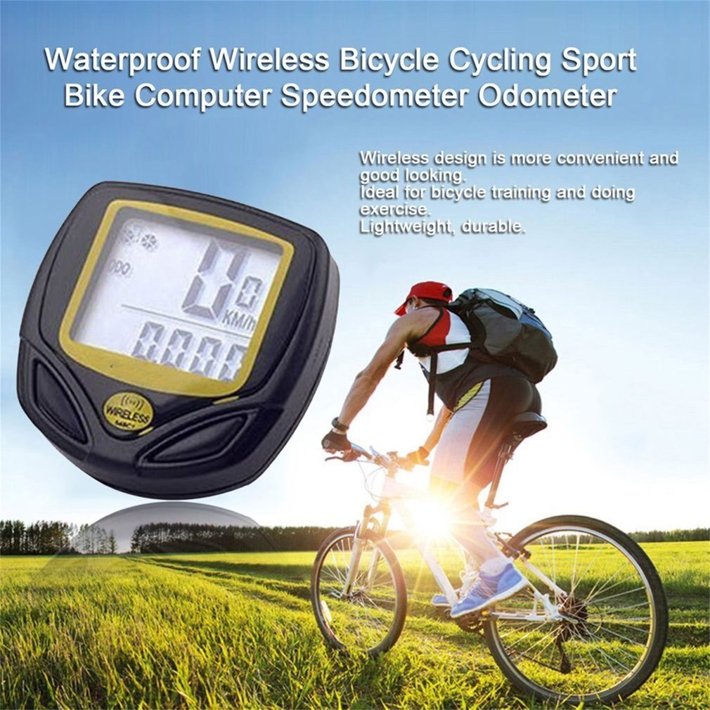 Sunding Waterdichte Draadloze Fiets Fiets Computer Snelheidsmeter Kilometerteller Meter Fiets Computer