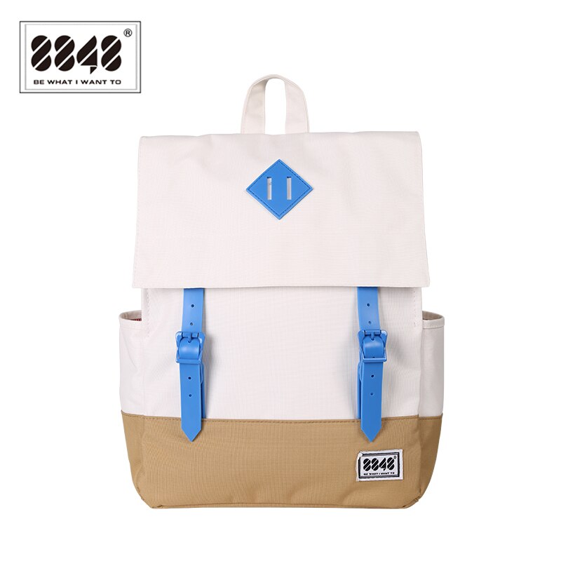 8848 Casual Women's Backpack School Bag Female Backpack 15.6 Inch Laptop 14.2 L Waterproof Oxford Backpack Mochila 173-002-008