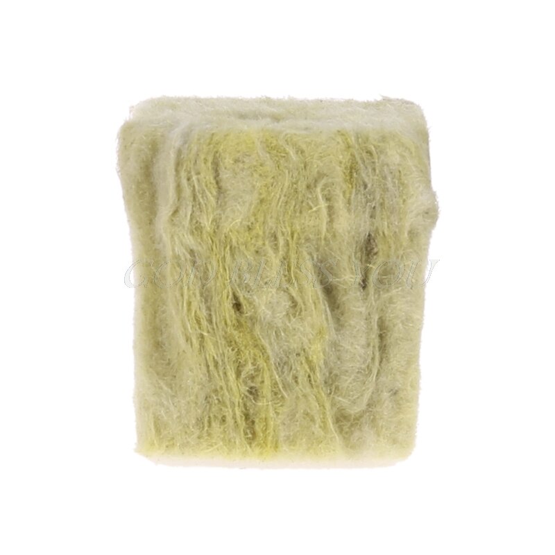 Rockwool kub hydroponisk odlingsmedia jordfri odling plantering kompress bas: 3.6 cm x 4.0cm
