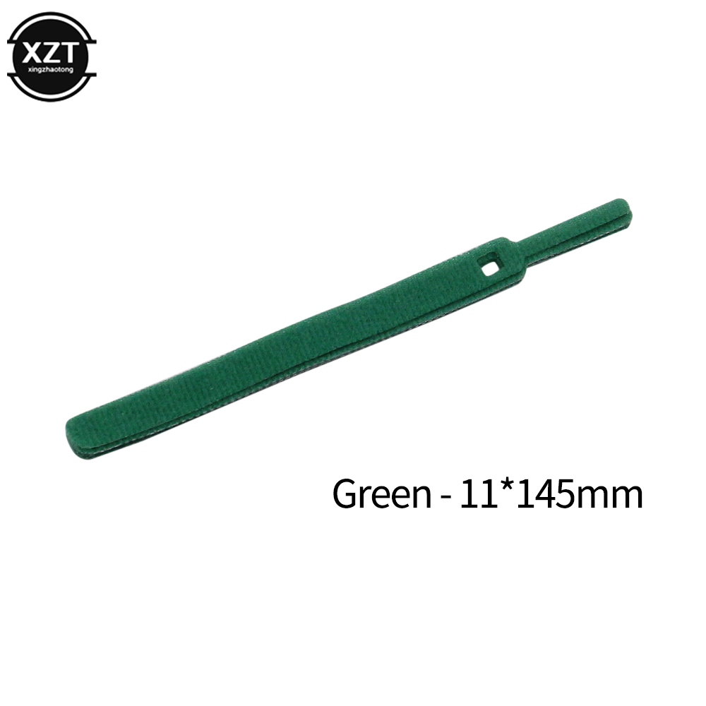 20 sztuk Organizer do kabli kolorowy drut nylonowy taśmy nawijacza przechowywanie kabel wielokrotnego użytku opaski na słuchawki przewód myszy zabezpieczenie kabla drutu: 20 Pieces Green