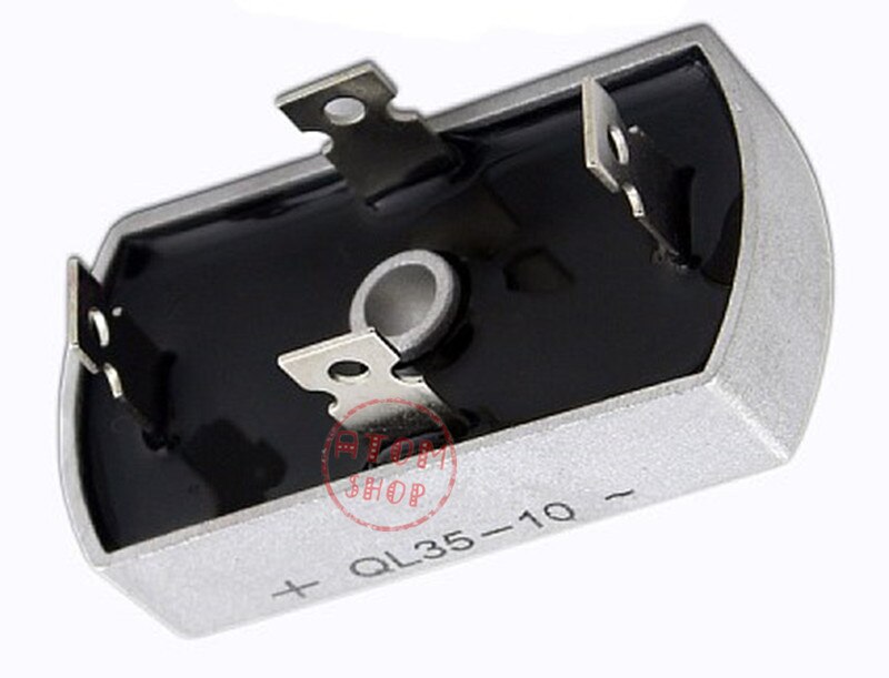 QL35-10 4 Solderen Pins Metal Case Eenfase Bruggelijkrichter 1000 V 50A 1 STKS