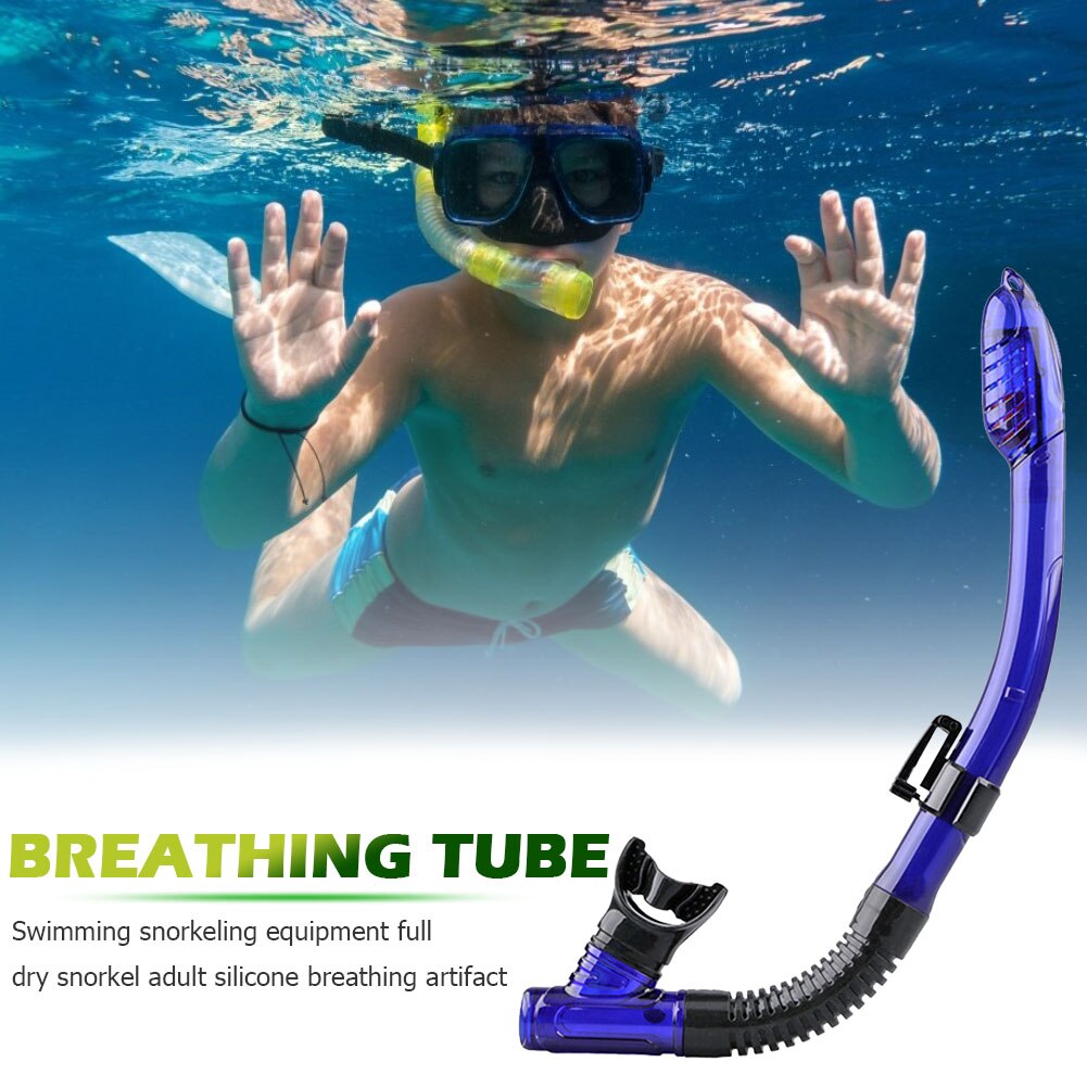 Easy Breath Scuba Diving Set Tube Dry Snorkeling Equipment Silicone Diving Breathing Tube Snorkel Underwater Scuba Diving