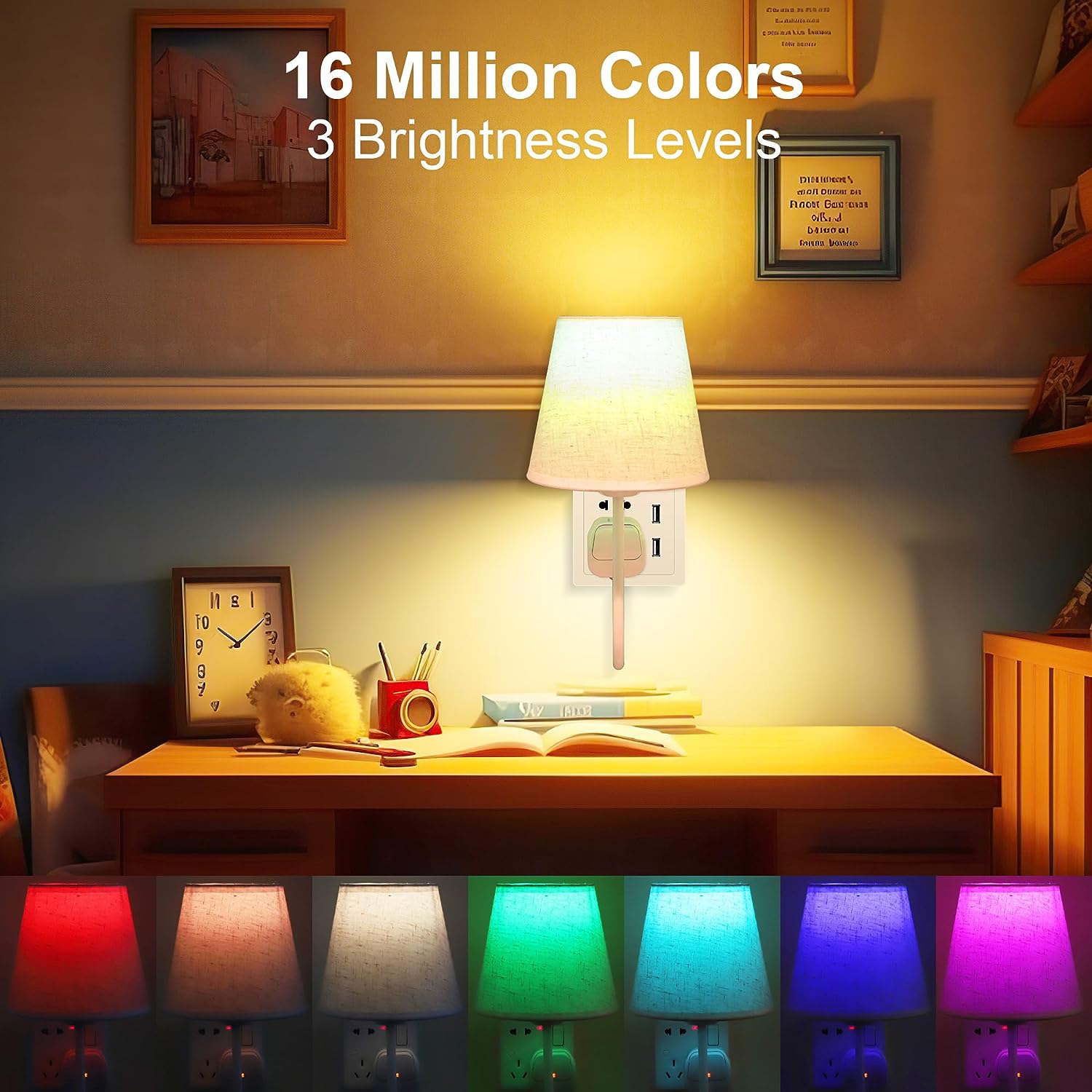 16 Colors RGB Bulb LED Multicolor Bulb E27 Base 220V Household Lighting Dimmable 24 Key Remote Control Atmosphere Neon Light