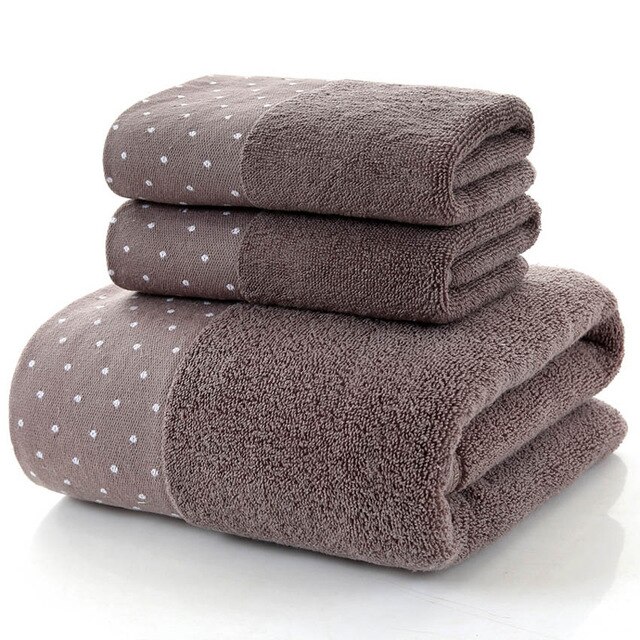Stort bomullsbad dusch handduk tjocka handdukar hem badrum hotell för vuxna barn badhanddoek toalha de banho serviette de bain 40: Kaffe / 1pc 70 x 140 2pc 34 x 75