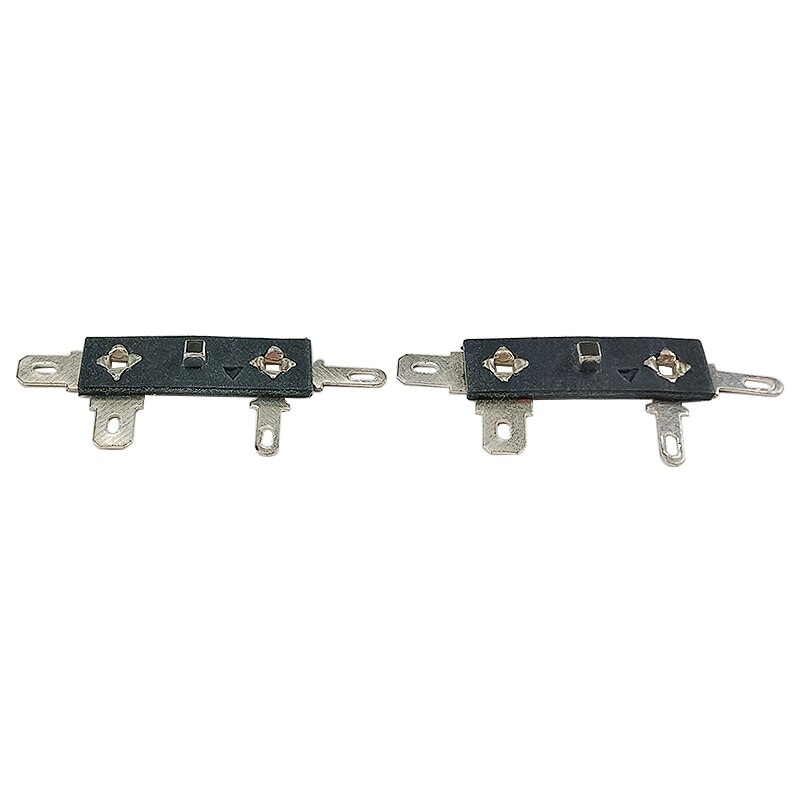 GHXAMP – cosse de soudage, connecteur de câble de haut-parleur, 4 broches, languette de plomb, cuivre plaqué argent, borne de soudage, 2 pièces