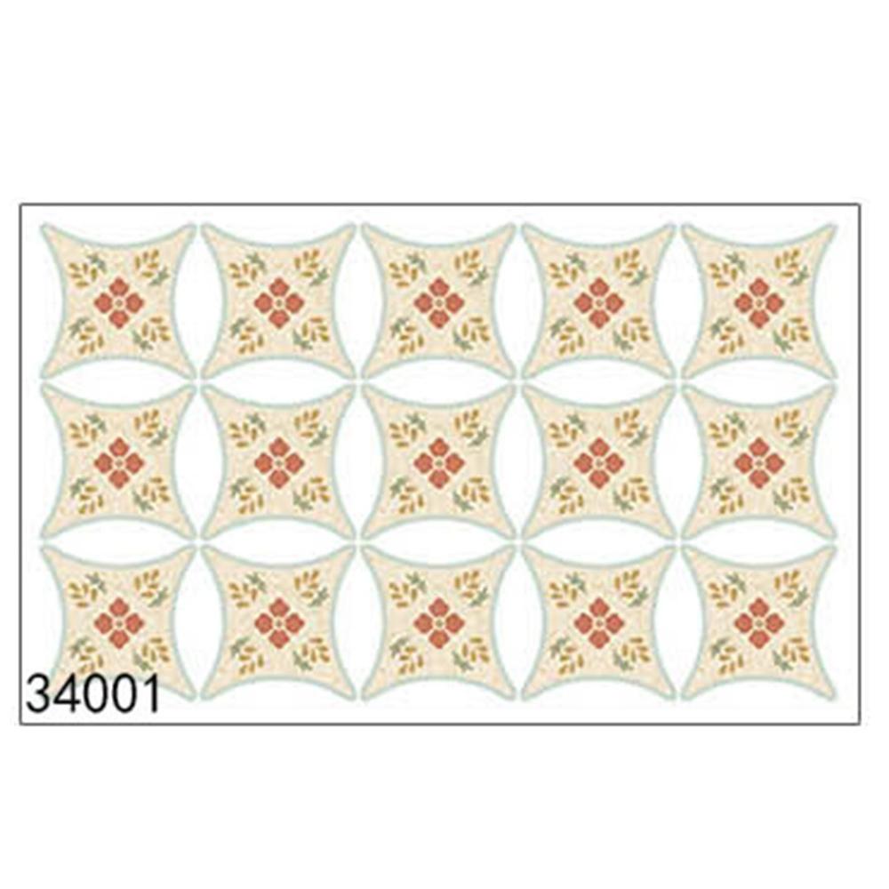 Tile Stickers Living Room Kitchen Bedroom Floor Decoration Removable Wall Sticker Home DIY Ornaments Ceramic Stickers #109: A