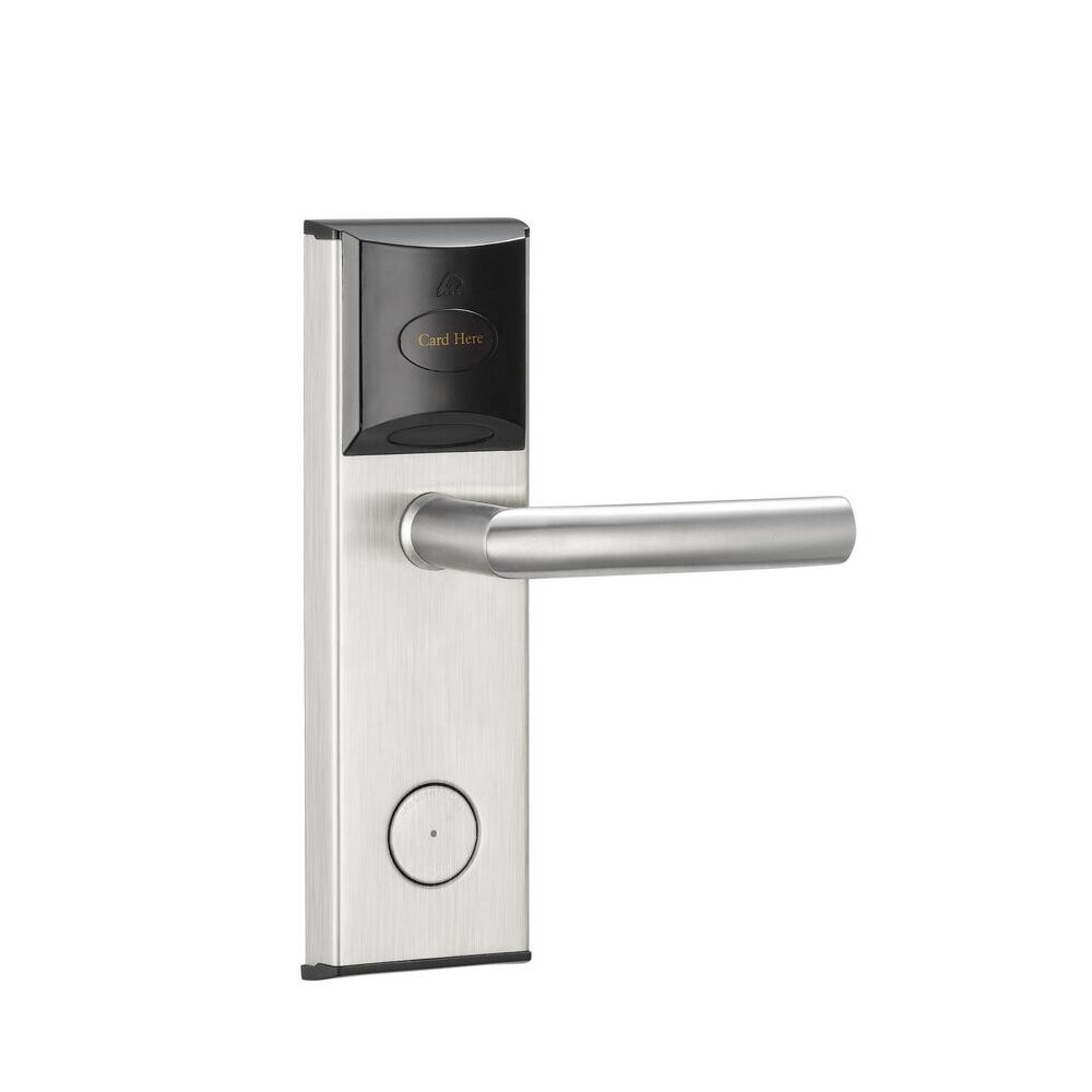 Hotel door access system digital Electric intelligent Electronic hotel key card door lock: Army Green